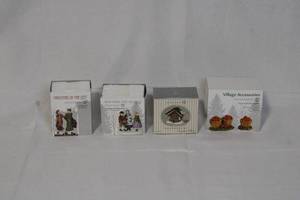 lot 73 image: Set of 4 Department 56 Village Accessories in Boxes