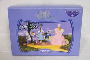 lot 104 image: Department 56 Wizard of Oz Follow the Yellow Brick Road Figurine Set