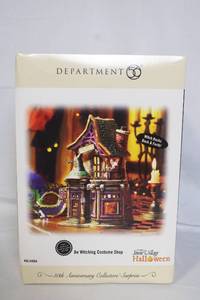 lot 106 image: Department 56 Snow Village 30th Anniversary Be Witching Costume Shop