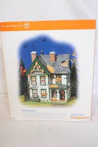 lot 146 image: Department 56 Snow Village Halloween Spooky Farmhouse Figurine