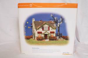lot 159 image: Department 56 Snow Village Halloween Hauntsburg House in Box