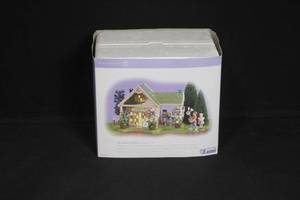 lot 163 image: Department 56 Snow Village Lilys Nursery & Gifts Easter Series Village Accessory