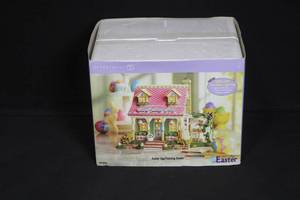 lot 164 image: Department 56 Easter Egg Painting Studio Village House in Box