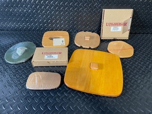 lot 273 image: Collection of Longaberger Woodcrafts Basket Lids and Accessories