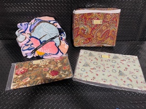 lot 291 image: Set of Vera Bradley Blanket, Legacy Place Tablecloth, and 2 Table Runner Sets