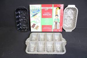 lot 292 image: Nordic Ware Kids Cookie Baking Kit with Holiday Bakeware Pans
