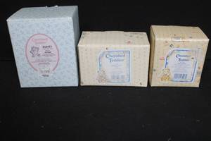 lot 339 image: Set of 3 Cherished Teddies Collectible Figurines in Original Boxes