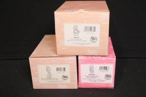lot 362 image: Set of 3 Precious Moments Porcelain Figurines in Boxes