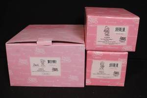 lot 366 image: Set of 3 Precious Moments Porcelain Figurines in Original Boxes