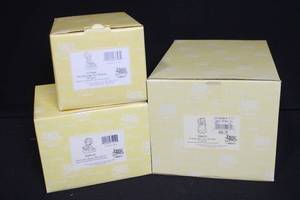 lot 369 image: Set of 3 Precious Moments Porcelain Figurines in Original Boxes