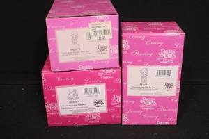 lot 373 image: Set of 3 Precious Moments Porcelain Figurines in Original Boxes
