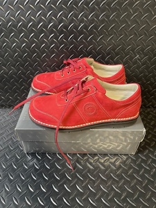 lot 31I image: Rockport Lancashire Red Nubuck Casual Shoes Size US 8