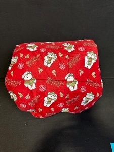 lot 31Y image: Sophebear 2005 Holiday Quilted Fabric Bowl Cozy