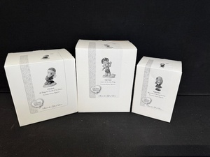 lot 312 image: Set of 3 Precious Moments Boxed Porcelain Bisque Figurines