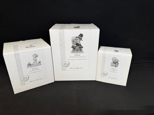 lot 313 image: Set of 3 Precious Moments Porcelain Bisque Figurines in Boxes