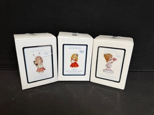 lot 321 image: Set of 3 Precious Moments Porcelain Bisque Figurines in Boxes
