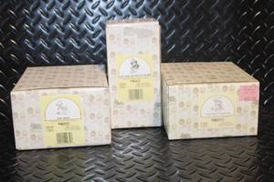 lot 432 image: Set of 3 Precious Moments Porcelain Figurines in Original Boxes