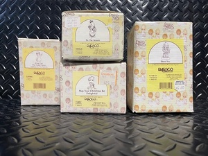 lot 462 image: Set of 4 Precious Moments Enesco Porcelain Figurines in Original Boxes