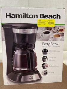 lot 17 image: Hamilton Beach Easy Brew 12 Cup Switch Coffee Maker
