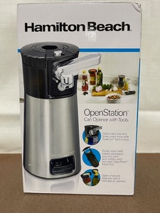 lot 39 image: Hamilton Beach OpenStation Electric Can Opener with Multi-Tool