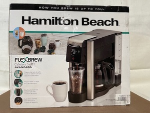 lot 55 image: Hamilton Beach FlexBrew Advanced 5-in-1 Coffee Maker in Box