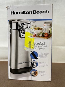 lot 57 image: Hamilton Beach SureCut Stainless Steel Can Opener