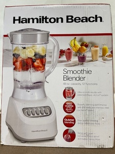 lot 59 image: Hamilton Beach Smoothie Blender with 48oz Capacity and 12 Functions