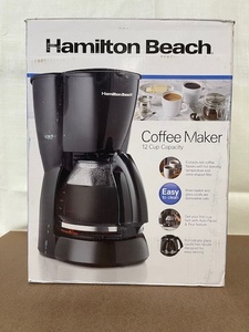 lot 62 image: Hamilton Beach Coffee Maker 12 Cup Capacity