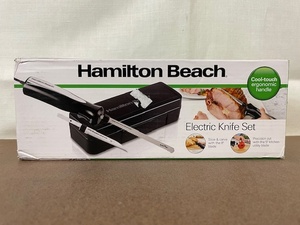 lot 73 image: Hamilton Beach Electric Knife Set with Case