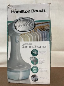 lot 78 image: Hamilton Beach Handheld Garment Steamer Model 11557