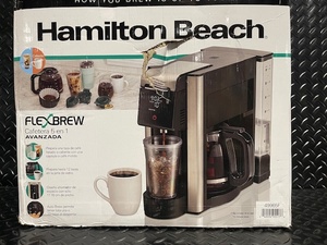 lot 104 image: Hamilton Beach FlexBrew 5-in-1 Advanced Coffee Maker