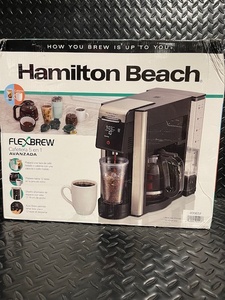 lot 138 image: Hamilton Beach FlexBrew Advanced 5-in-1 Coffee Maker