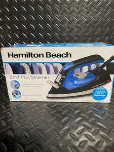 lot 146 image: Hamilton Beach 2-in-1 Iron and Garment Steamer in Box