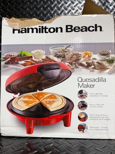 lot 173 image: Hamilton Beach Quesadilla Maker with Nonstick Surface