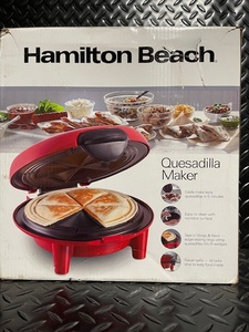 lot 182 image: Hamilton Beach Quesadilla Maker in Original Box