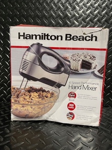 lot 214 image: Hamilton Beach 6-Speed Performance Hand Mixer with Attachments