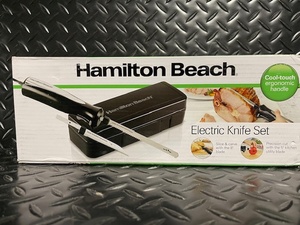 lot 215 image: Hamilton Beach Electric Knife Set with Storage Case