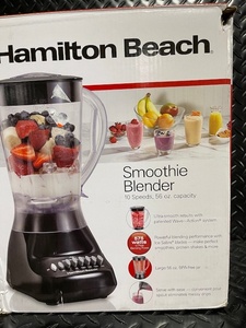 lot 243 image: Hamilton Beach 10-Speed Smoothie Blender with 56 oz BPA-Free Jar