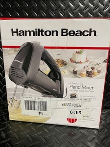 lot 247 image: Hamilton Beach 6-Speed Hand Mixer with Snap-On Case