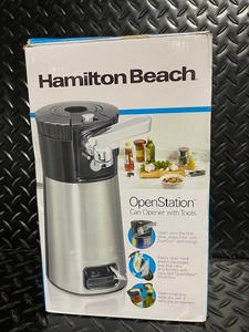lot 251 image: Hamilton Beach OpenStation Can Opener with Tools in Box