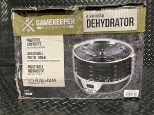 lot 256 image: Gamekeeper Butchery 4 Tray Digital Dehydrator 500W