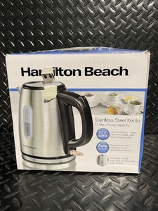lot 260 image: Hamilton Beach Stainless Steel 1.2L Electric Kettle, 1500W