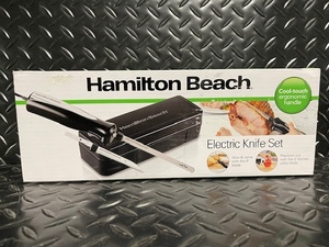 lot 284 image: Hamilton Beach Electric Knife Set with Storage Case