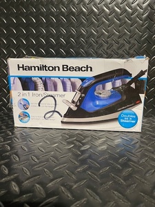 lot 292 image: Hamilton Beach 2-in-1 Iron and Garment Steamer in Box