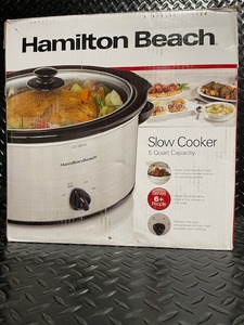 lot 336B image: Hamilton Beach Slow Cooker 5 Quart Capacity
