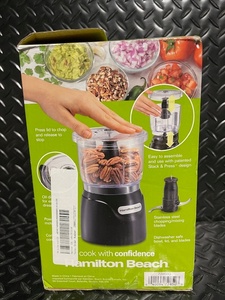 lot 356 image: Hamilton Beach Stack & Press 3 Cup Food Chopper
