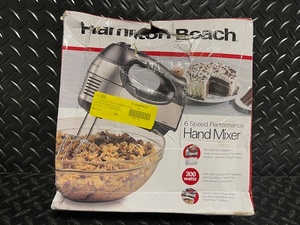 lot 366 image: Hamilton Beach 6 Speed Performance Hand Mixer with Attachments