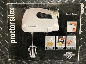 lot 375 image: Proctor Silex 5-Speed Hand Mixer 62509G with Bowl Rest