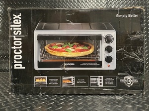 lot 391 image: Proctor Silex Toaster Oven 31124PS in Box