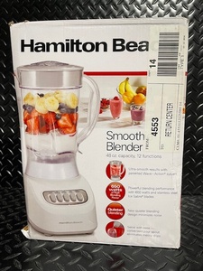 lot 394 image: Hamilton Beach Smoothie Blender 48 oz 12 Functions